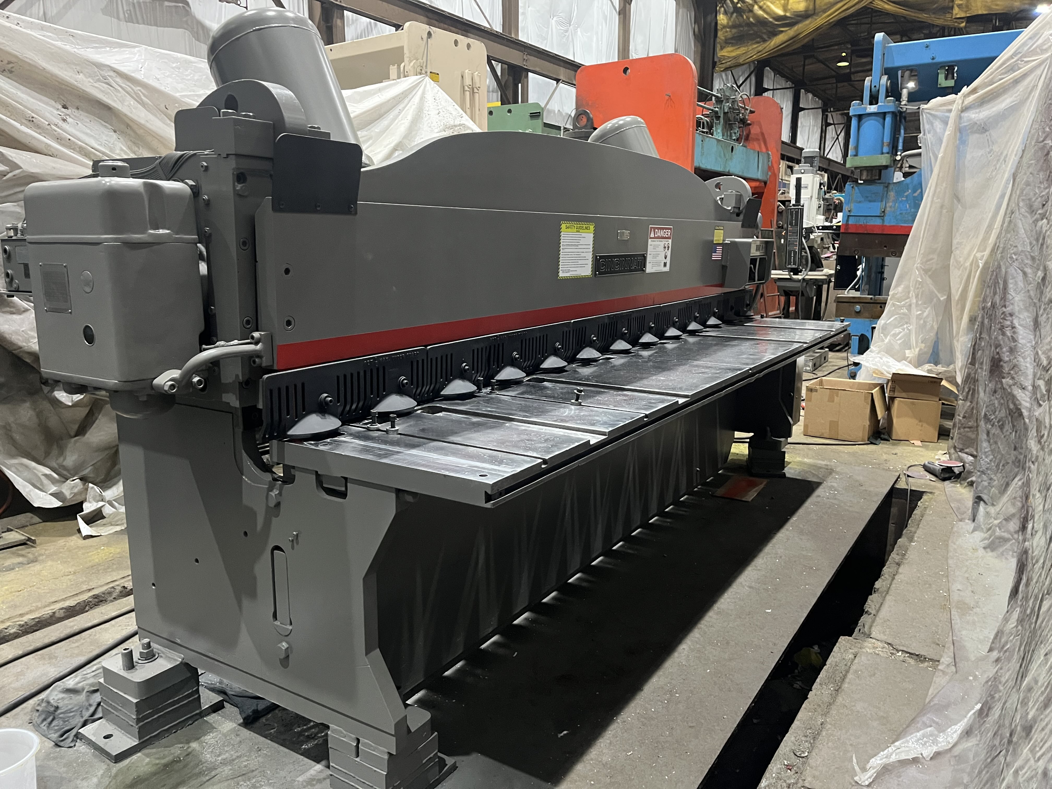 1/4” X 12’ Cincinnati Model 2CC12 Mechanical Power Squaring Shear